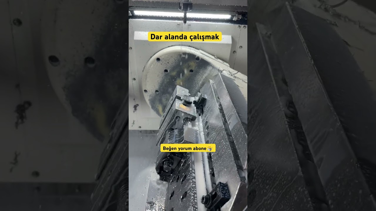 5 Eksen CNC'de Dar Alanda Güvenli İşleme | Takım Tutucu ve Mengene Tanıtımı