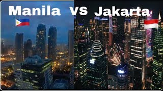 Manila VS Jakarta,2 largest city in southeast asia