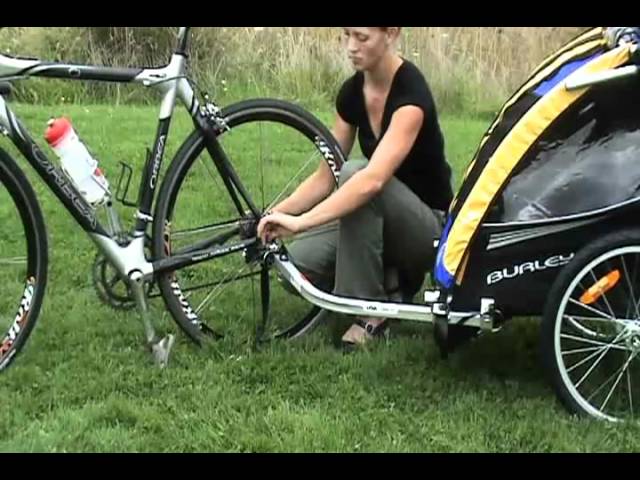 ochtendgloren kopen Moreel Burley Fietskar Koppeling Standaard Asmoer/Quick Release - YouTube