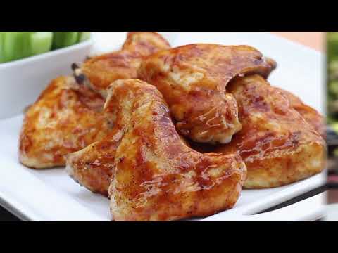 ტკბილ-ცხარე ქათმის ფრთები სრირაჩათი, თაფლით და ლაიმით