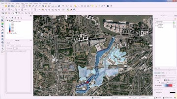 Visualising flood propogation in QGIS using Crayfish plugin