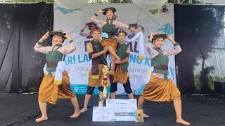 JUARA 1 FESTIVAL TARI LAJUR CAPING KALO KABUPATEN KUDUS TAHUN 2024