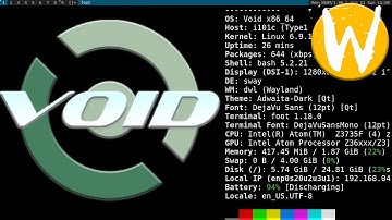Void Linux + DWL Full Setup‮
