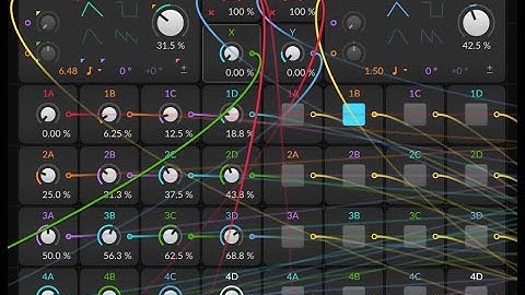 How to make an x/y sequencer in Bitwig