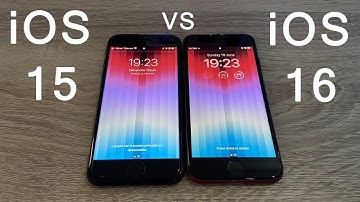iOS 16 VS iOS 15 on iPhone 8 (Comparison)
