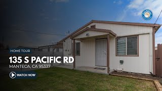 🔑 Cozy 2 Bedroom Home in Manteca, CA | Virtual Tour | 135 S Pacific Rd | Move-In Ready!