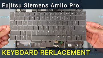 Fujitsu Siemens Amilo Pro V2045, V2065 Keyboard Replacement | Easy DIY Repair