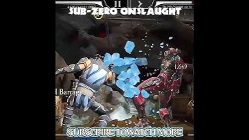 Sub-Zero Onslaught - Special Attack 2 | Gameplay | MORTAL KOMBAT MOBILE #mkmobile #Subzero_Onslaught