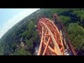 Abismo front seat on-ride HD POV Parque de Atracciones de Madrid