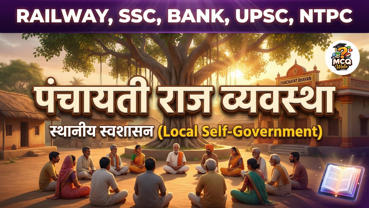 पंचायती राज व्यवस्था (अनुच्छेद 243A–243O) पूरी TRICK से |Local Self Government | Indian Constitution
