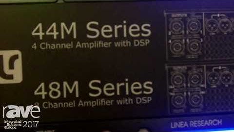 ISE 2017: Linea Research Displays New M Series Network DSP Power Amplifiers