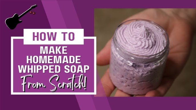 Mermaid Whipped Soap - Easy to make Fluffy Soap - Nerdy Mamma