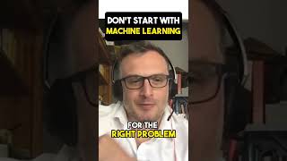 Dont start with Machine Learning -Damien Benveniste-TheDataScientistShow049