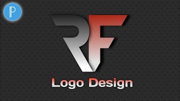 RF New Modern logo design tutorial | Pixellab logo design