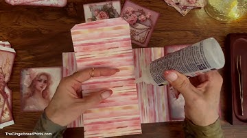 ASMR Pink Fantasy 4-fold Folio Assembly Tutorial Part 2