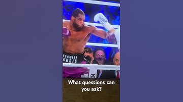 Dubois kick below Usyk