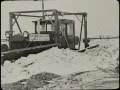 Snow Removal with Caterpillar Tractors (circa 1926)