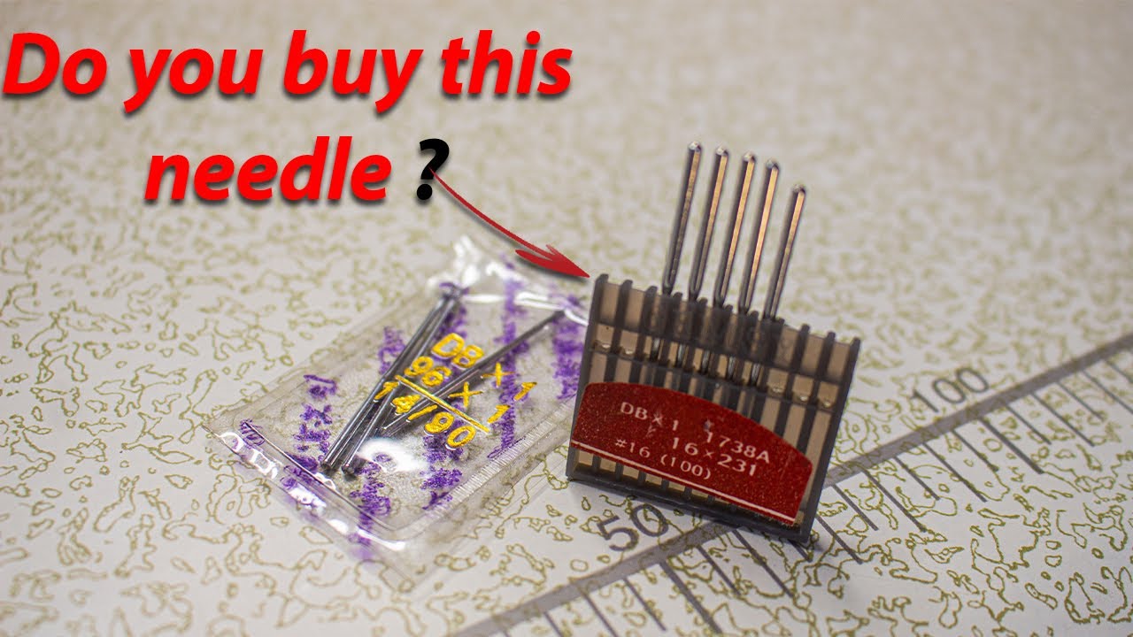 SEWING MACHINE NEEDLE ( things you need to know ) - YouTube