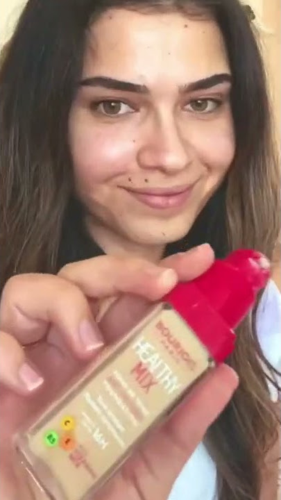 تحدي الفاونديشن Bourjois healthy mix vs Maybelline fit me #shorts