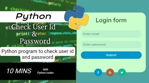 Python program to check the username and password with three attempts / simple python program /-