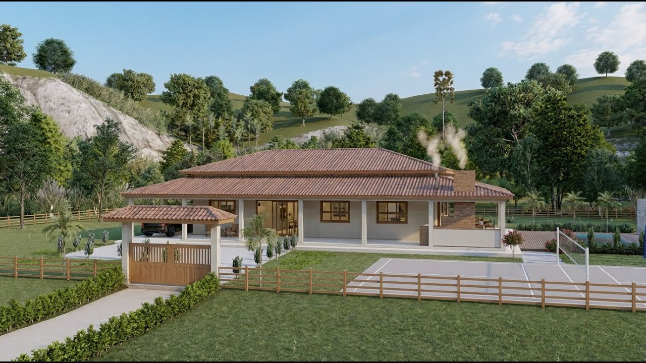 Casa de Campo com 3 Quartos, Acabamento de Alto Padrão - Mais informações no contato abaixo | YT3029