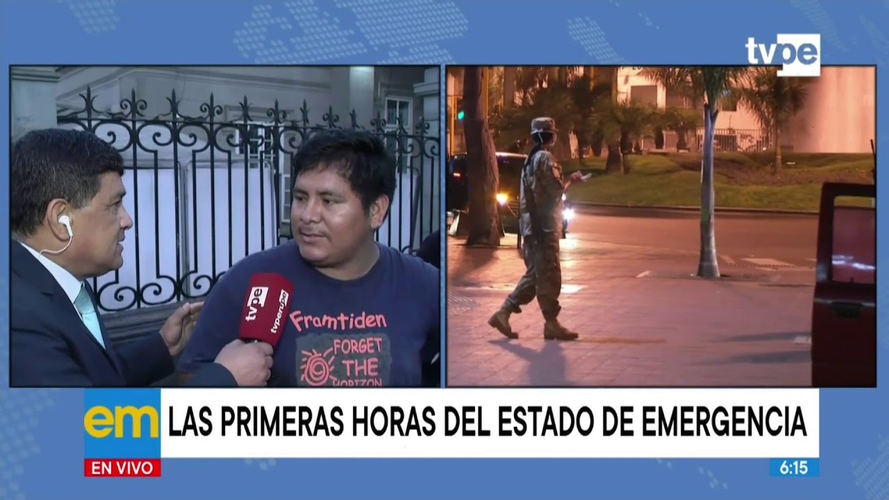 COVID-19: así se desarrolla las primeras horas del estado de emergencia nacional