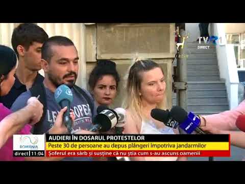 Au început audierile în dosarul intervenției jandarmilor la protestele din 10 august