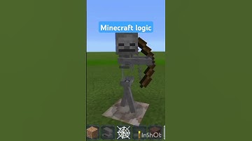 Minecraft logic......... #like #minecraft #subscribers #viral #video #viwes