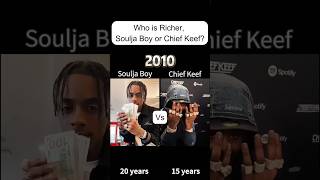 Compare net worth of Soulja Boy and Chief Keef!#celebrity #networthcomparison #ChiefKeef#SouljaBoy