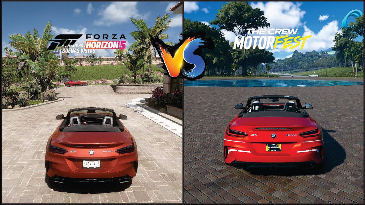Forza Horizon 5 Vs The Crew Motorfest 2 BMW Z4 💕