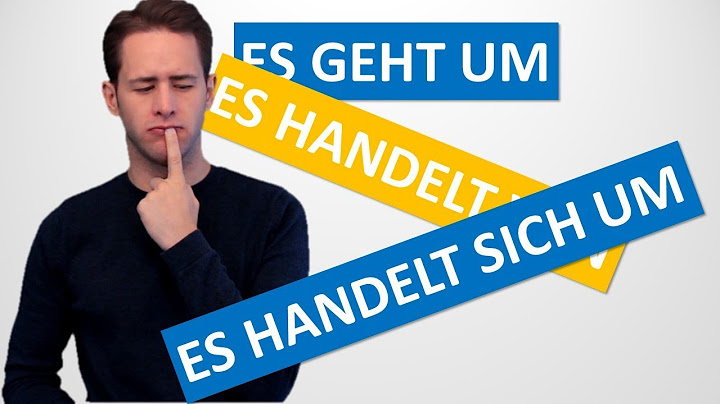 Es geht um, handelt von, handelt sich um