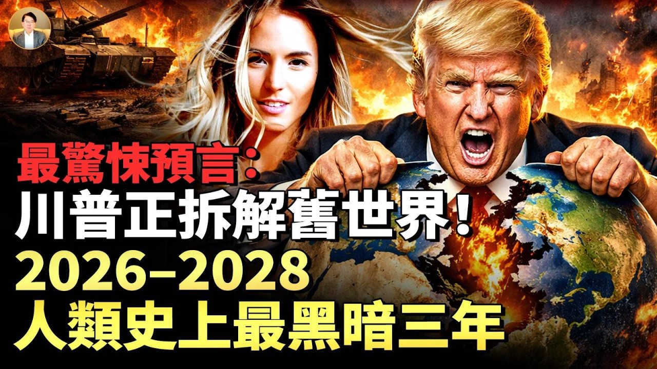 加拿大先知：川普的「小丑僞裝」、「靈魂契約」！他正撕開膿瘡「拆解舊世界」！2026–2028迎來最黑暗三年與新世界黎明！