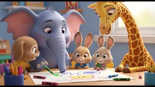 First-Day Jitters in the Animal School 🐾🎒 Animal Song for Kids &amp; Toddlers