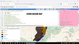 GIS and Remote Sensing for Flood Risk Assessment : Flood Hazard Map Using Google Earth Engine ArcGIS