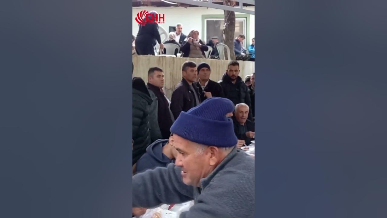 Denizli'nin Kale ilçesine bağlı Çamlarca Mahallesi sakinleri, yağmur duası yaptı