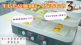 フードドライヤーで驚きの美味しさ！意外な食材3選【食品乾燥機
