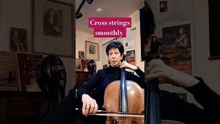 Secret of smooth string crossings #cello #celloteacher