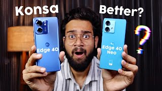 Moto Edge 40 Neo vs Moto Edge 40 *Full Comparison* ⚡ Konsa Better? OMG Ye Nai Socha Tha?