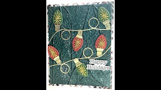 Stitched Ornaments - Christmas Card 6