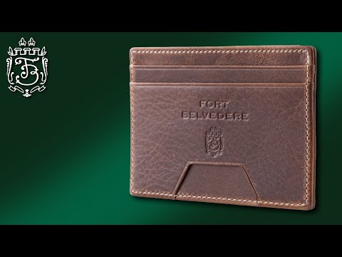 The Dumont Leather Card Holder from Fort Belvedere