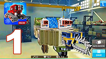 Blocky Cars Online - Gameplay Walkthrough Part 1 - My First Car (Android Games)