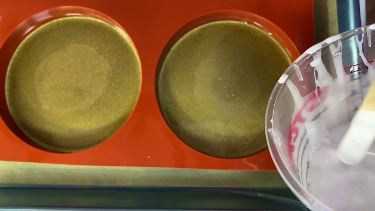 219 Playing with Gold Resin and multiple layers Resin Techniques