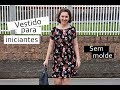 Vestido túnica para iniciantes SEM MOLDE :::  Costura fácil