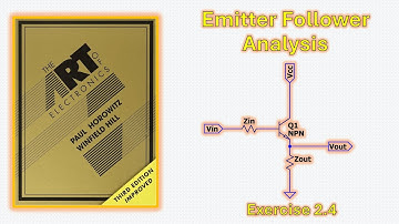 Emitter Follower Analysis - Art of Electronics Exercise 2.4