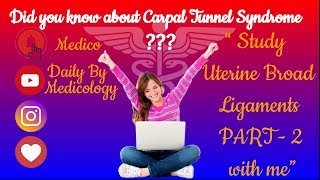 Anatomy Of Uterine Broad Ligaments PART 2 @mypapal Instagram Study Medicine With Me