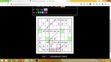 Sudoku Japan Open 2021 - Problem #5 - Palindrome (solved)