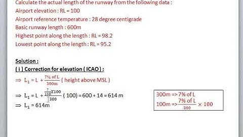 Basic runway length part 2 : Correction to basic runway length