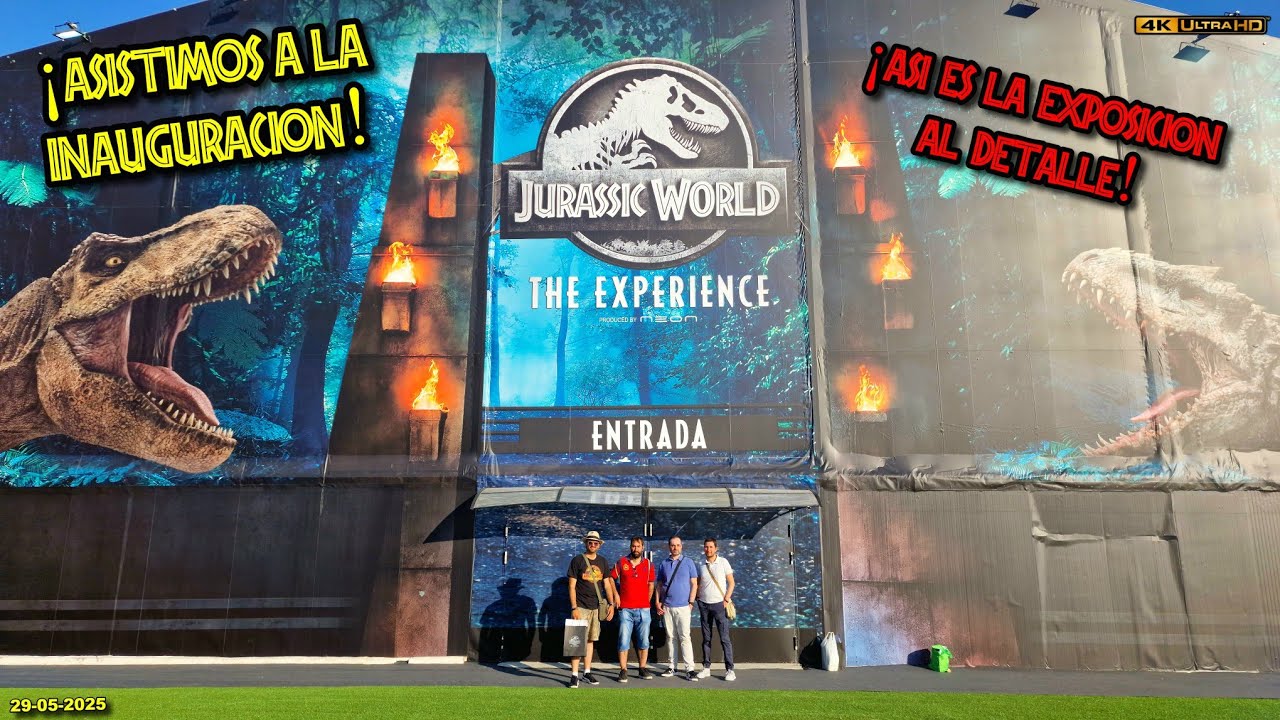 JURASSIC WORLD THE EXPERIENCE ABRE SUS PUERTAS EN MADRID🦖 
