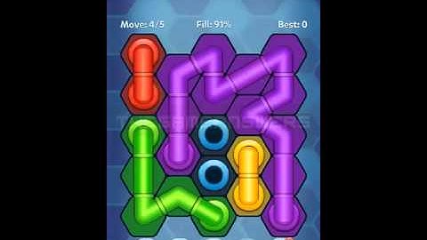 Pipe Lines Hexa Starter Level 21-30 Solution