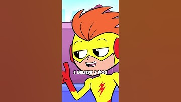 Robin Races Kid Flash! | Teen Titans Go! #shorts | @dckids